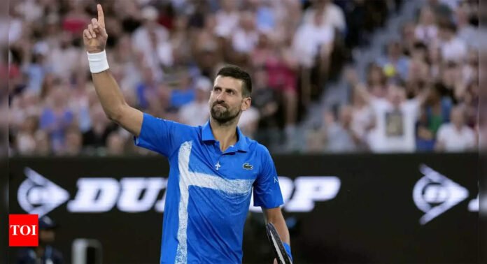 Australian Open: Novak Djokovic downs Jiri Lehecka to set up blockbuster quarter-final with Carlos Alcaraz | Tennis News - The Times of India