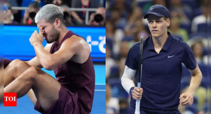 Carlos Alcaraz battles injury scare to win in Japan, Jannik Sinner fires into RO16 at China Open | Tennis News - The Times of India