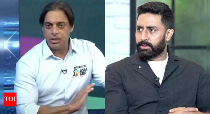 'Don’t think they’ll even manage that': Abhishek Bachchan trolls Pakistan after Shoaib Akhtar's hilarious remark | Cricket News - The Times of India