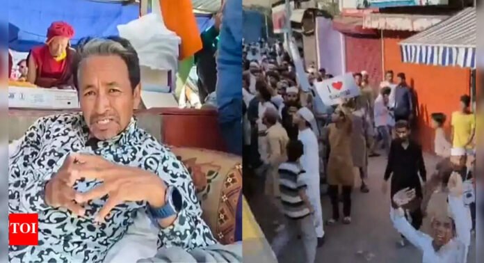 Evening news wrap: Sonam Wangchuk arrested; 'I Love Muhammad' march turns violent in UP & more | India News - The Times of India