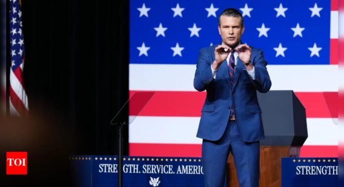 'If women can make it': Pete Hegseth calls for 'gender-neutral' fitness rules; signals fewer women in combat roles | World News - The Times of India