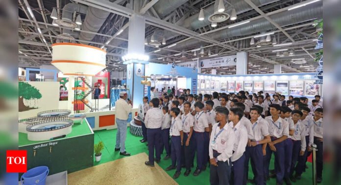 International trade show: Stall by UP Jal Jeevan Mission inspires water conservation, awareness | India News - The Times of India