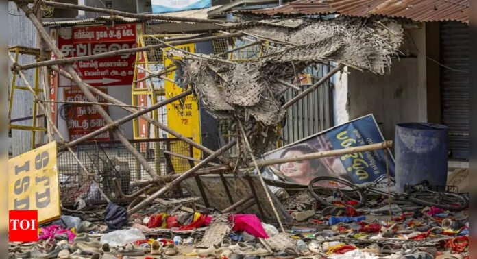 Karur stampede: Chennai police arrests 3 for spreading rumours; TVK, BJP members involved | India News - The Times of India