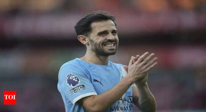 Man City midfield star Bernardo Silva tempted by £500k-a-week Saudi offer: Will he make the jump? | Saudi Football News - The Times of India