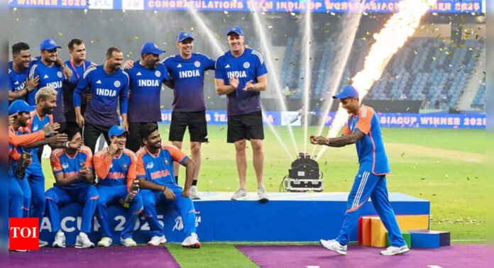 Why did Suryakumar Yadav mimic Rohit Sharma after Asia Cup victory? Here's the unheard story | Cricket News - The Times of India