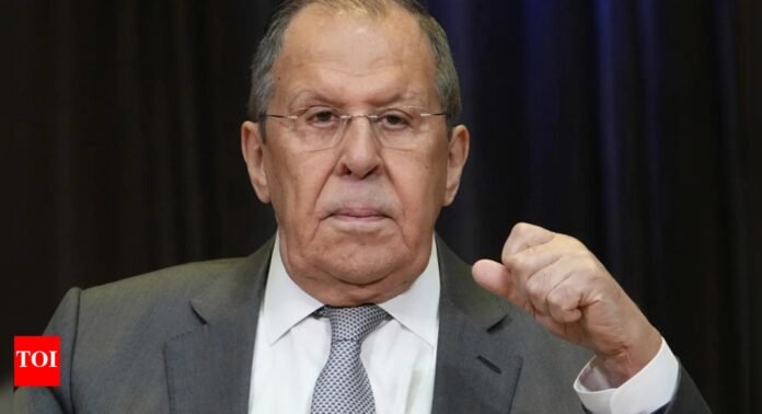‘A real war’: Russian FM Lavrov blames EU, NATO for Ukraine conflict; cites direct role - The Times of India
