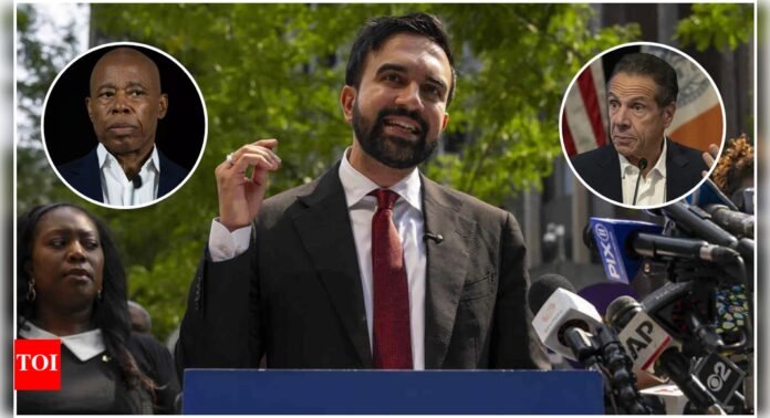 ‘Very much the same’: Zohran Mamdani reacts to Eric Adams exiting NYC mayoral race; warns rival Andrew Cuomo - The Times of India