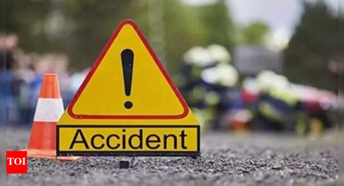 18-wheel truck kills 3 on bike in Punjab | India News - The Times of India