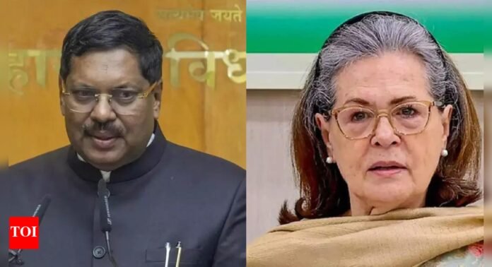 'An assault on Constitution': Sonia Gandhi condemns 'attack' on CJI Gavai; urges solidarity | India News - The Times of India