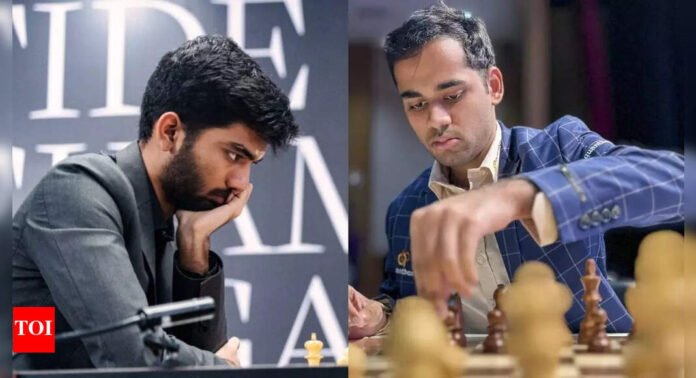 Chess | D Gukesh out of top 10 in latest FIDE rankings; Arjun Erigaisi surpasses R Praggnanandhaa to become India No. 1 | Chess News - The Times of India