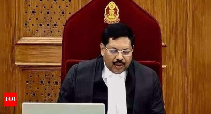 'Sanatan ka apmaan nahi sahenge': Lawyer tries to hurl shoe towards CJI Gavai in SC; how he reacted | India News - The Times of India